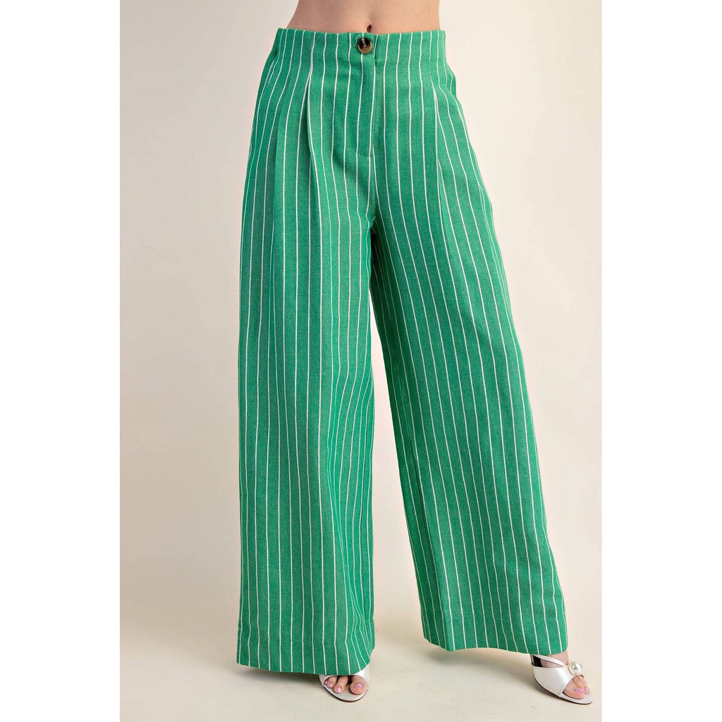 Piper High Waist Striped Wide Leg Pants