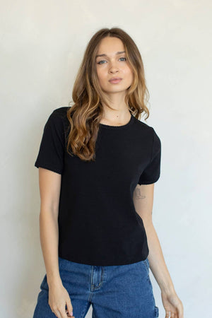 Stella Scalloped Tee