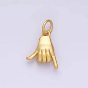 14K Gold Filled Hand ASL "Love" Charm