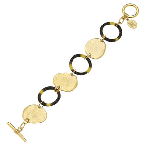 Gold Tortoise Toggle Bracelet