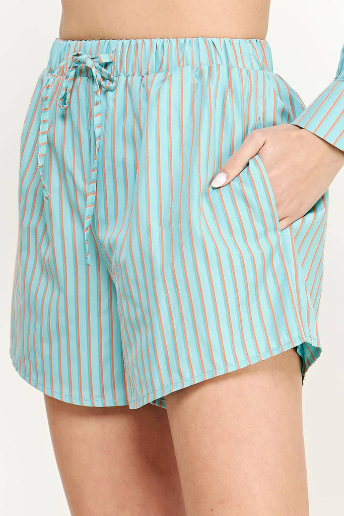 Carley Striped Shorts