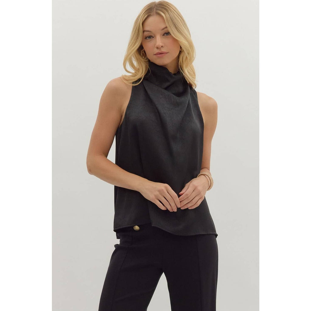 Dahlia Draped Sleeveless Top