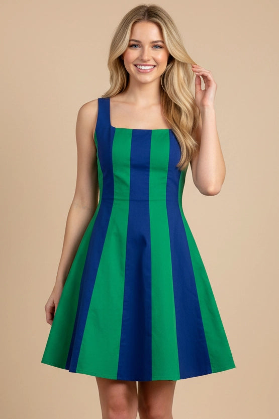 Twyla Color Block Mini Dress