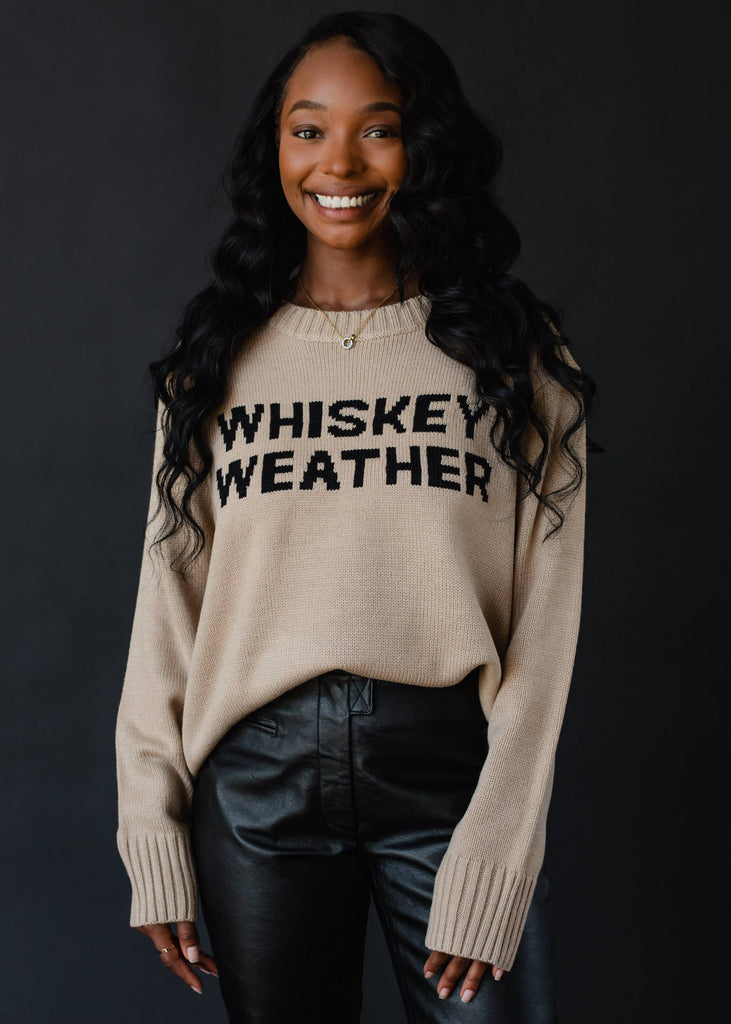 Tan Whiskey Weather Sweater