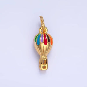 24K Gold Filled Hot Air Balloon Charm