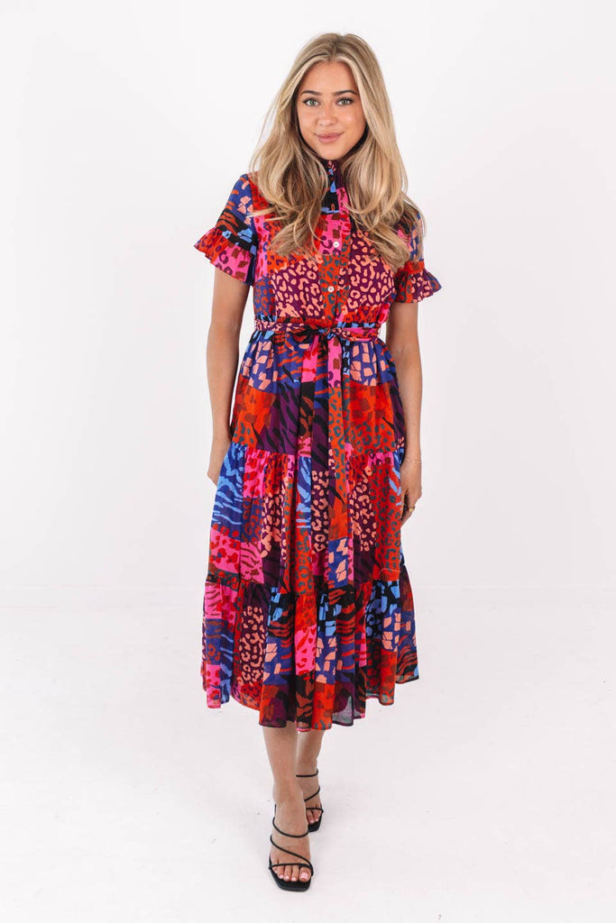 The Jade Button Up Midi Dress