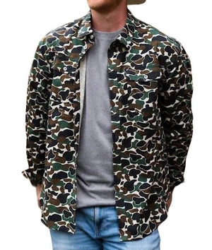 Cotton Twill Button Up