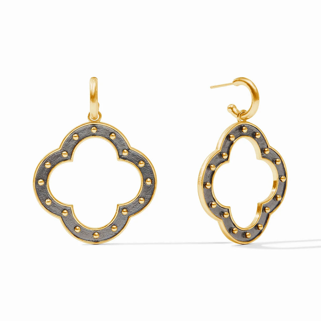 SoHo Statement Hoop & Charm Earring