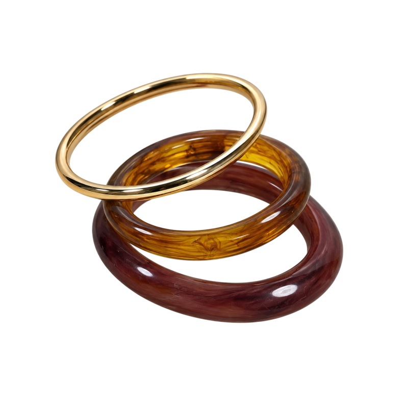 Resin Bangle Set