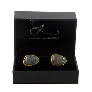 Labradorite Men Cufflinks set
