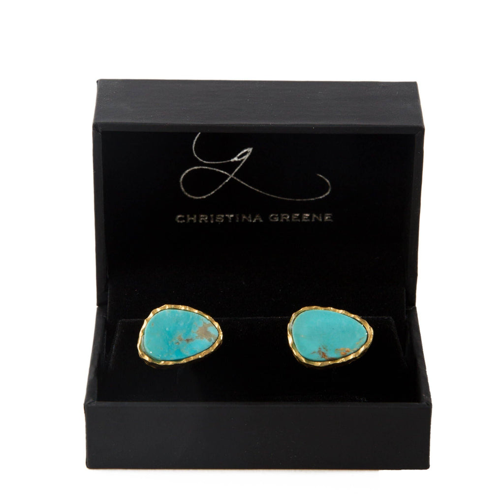 Turquoise Men Cufflink Set