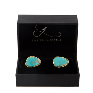 Turquoise Men Cufflink Set