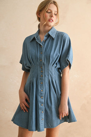 Paige Chambray Denim Dress