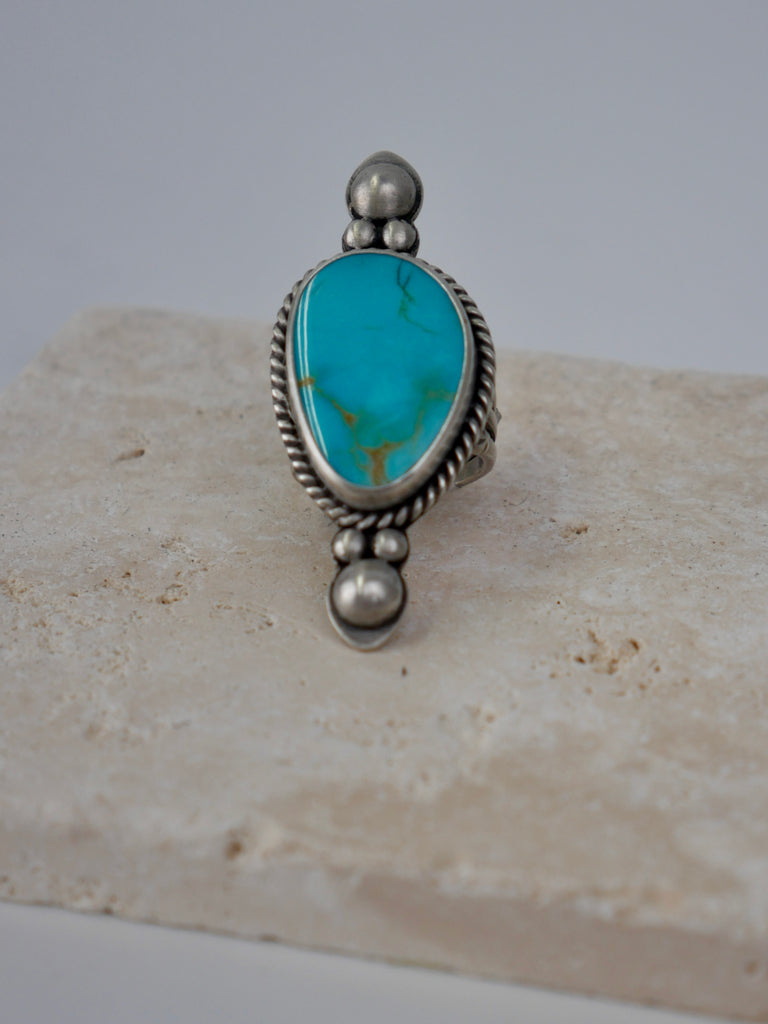 Nomad Coyote Moon Ring