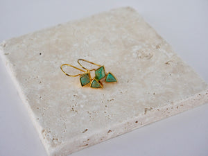 Solstice Green Turquoise Earring