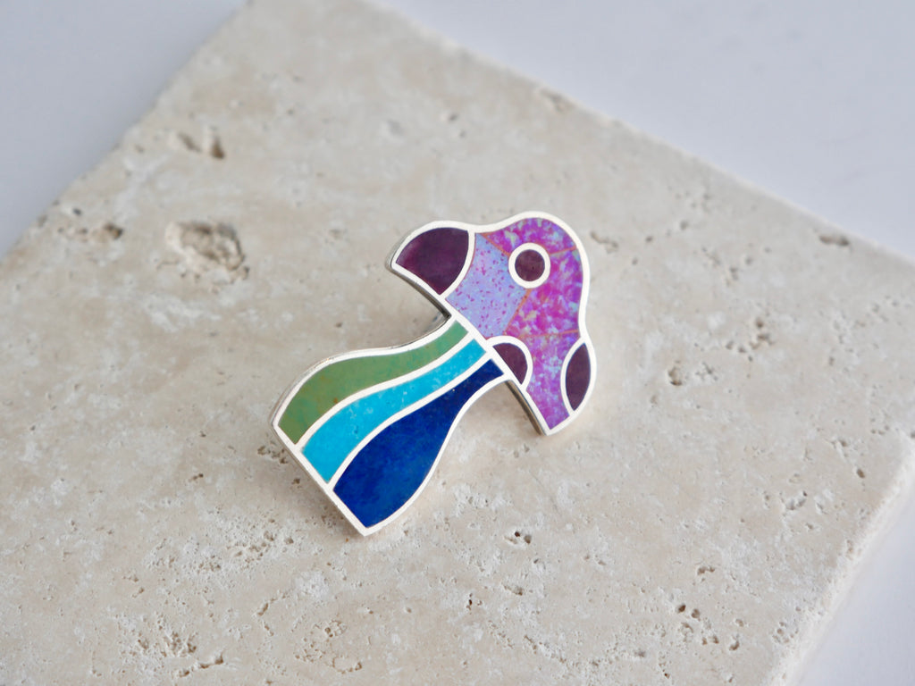 Groovy Mushroom Pin