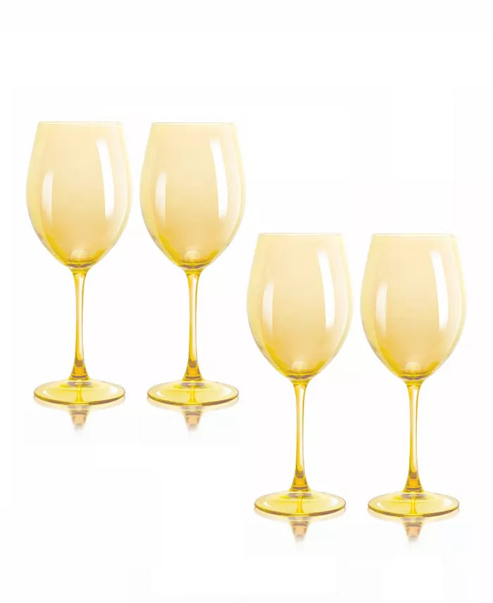 Carnival Amber Wine Set/4