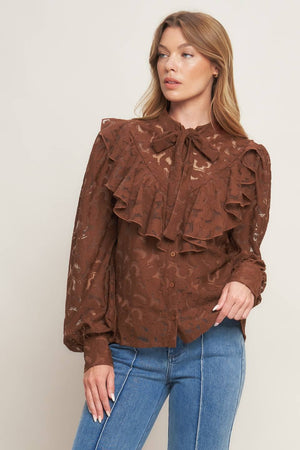 Willow Woven Lace Top