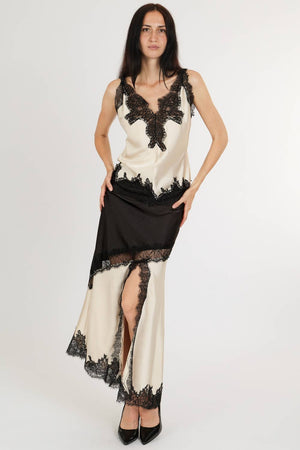Ivy Floral Lace Satin Cami
