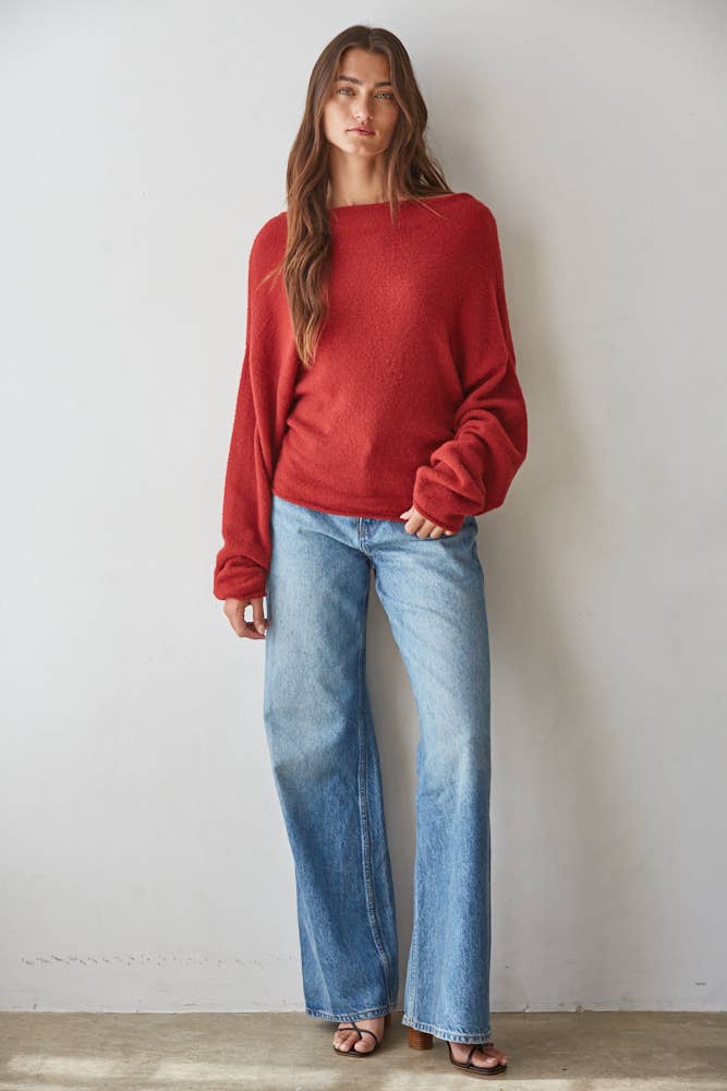 Emery Boat Neck Sweater
