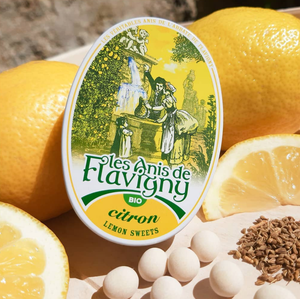 Anis De Flavigny Candies in Oval Tins: Lemon