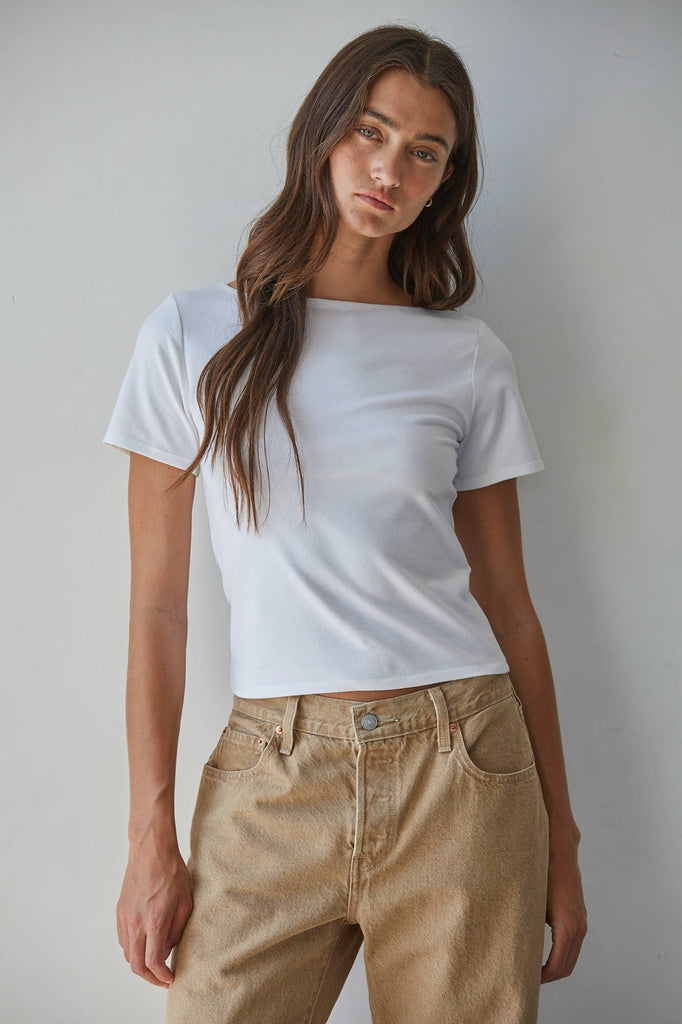 Rena Boat Neck Top