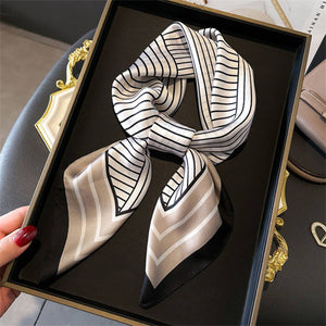 Khaki and black Scarf