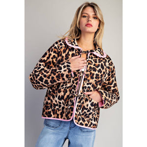 Cassidy Leopard Quilted Jacket