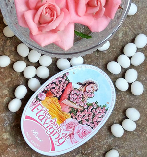 Anis De Flavigny Candies in Oval Tins: Rose