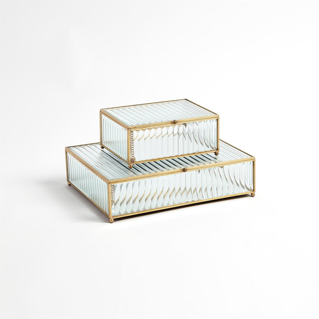 Reeded Glass Box