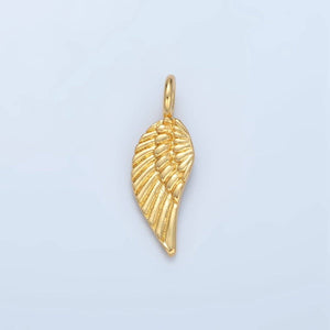 14K Gold Filled Angel Wing Charm