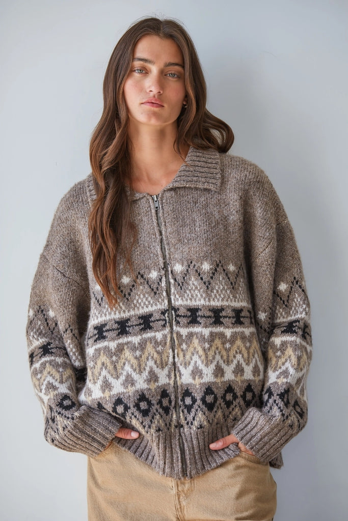 Marlowe Knit Zip-Up