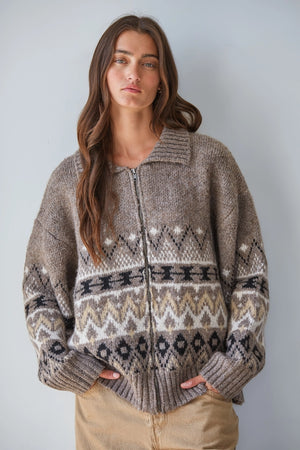 Marlowe Knit Zip-Up