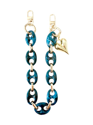 Teal Loren Bag Chain