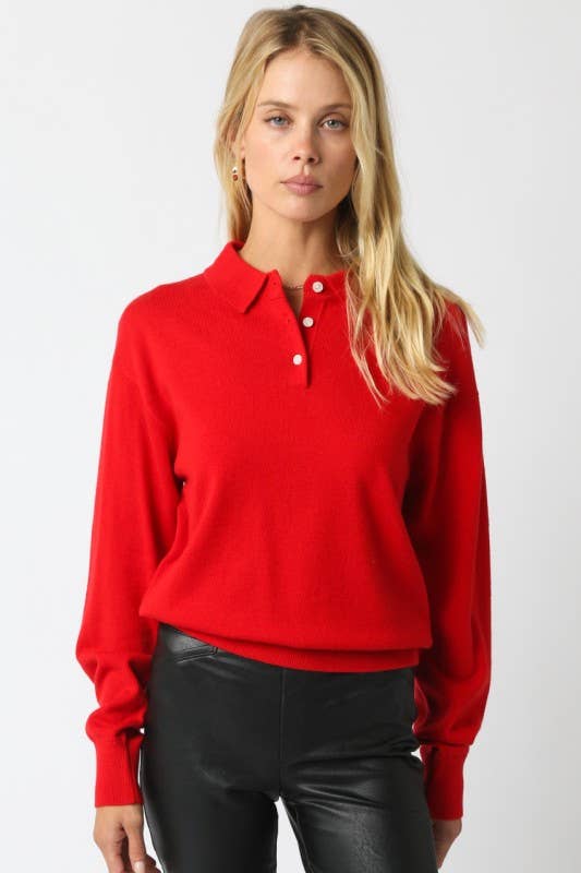 Nancy Polo Sweater