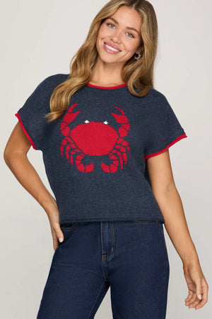 Marina Crab Knit Sweater