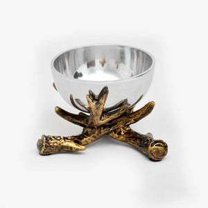 Alum Bowl w/ Alum Antler Stand
