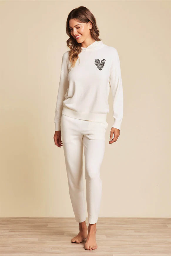 Cozychic Ultra Lite® Embroidered Heart Pant