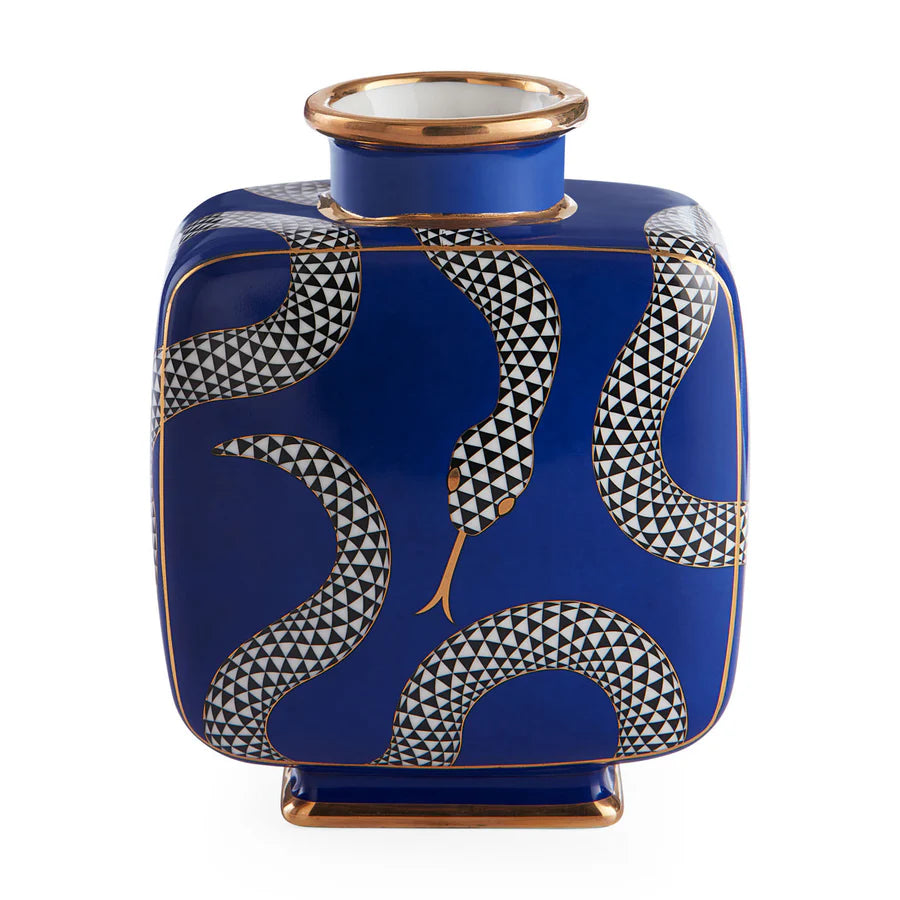 Cobalt Eden Square Vase