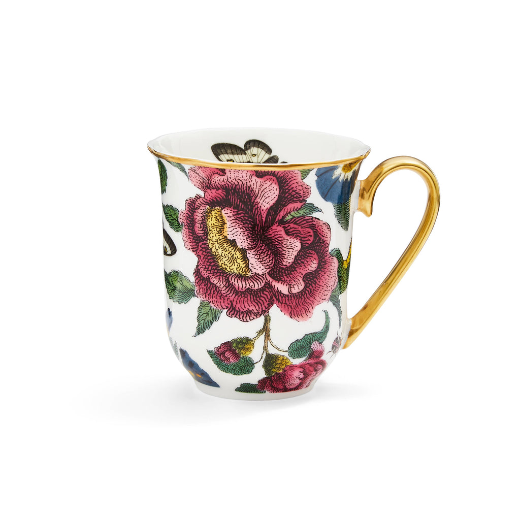 White Floral Creatures of Curiosity Mug