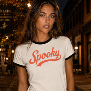 Spooky Halloween Ringer Tee