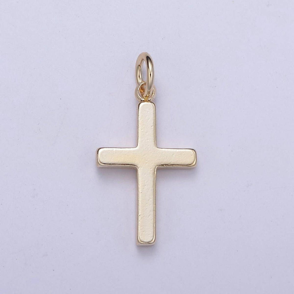 Gold Filled Cross Pendant Charm