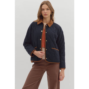Ria Diamond Quilted Jacket