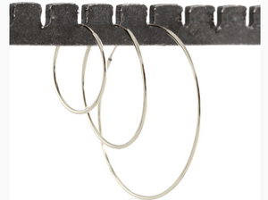 Featherweight Hoop Earrings - Sterling Silver