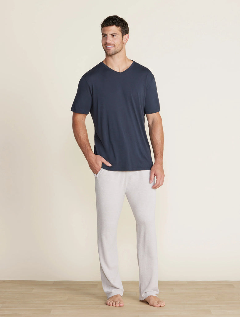 Malibu Collection® Men's Cotton Modal V-Neck Basic Tee