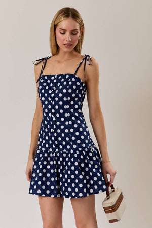 Cheyenne Polka Dot Mini Dress