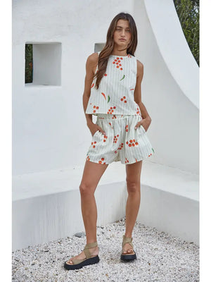 Off the Vine Striped Top