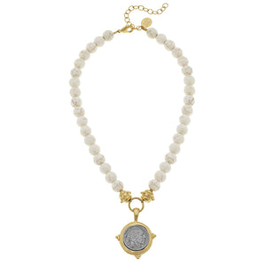 Mixed Coin Vintage Indian Head Coin Necklace