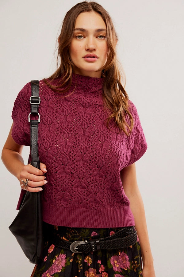 Vickie Mock Neck Sweater