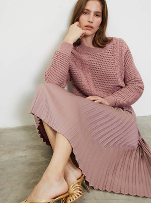 Mila Sweater & Pleated Dress Set